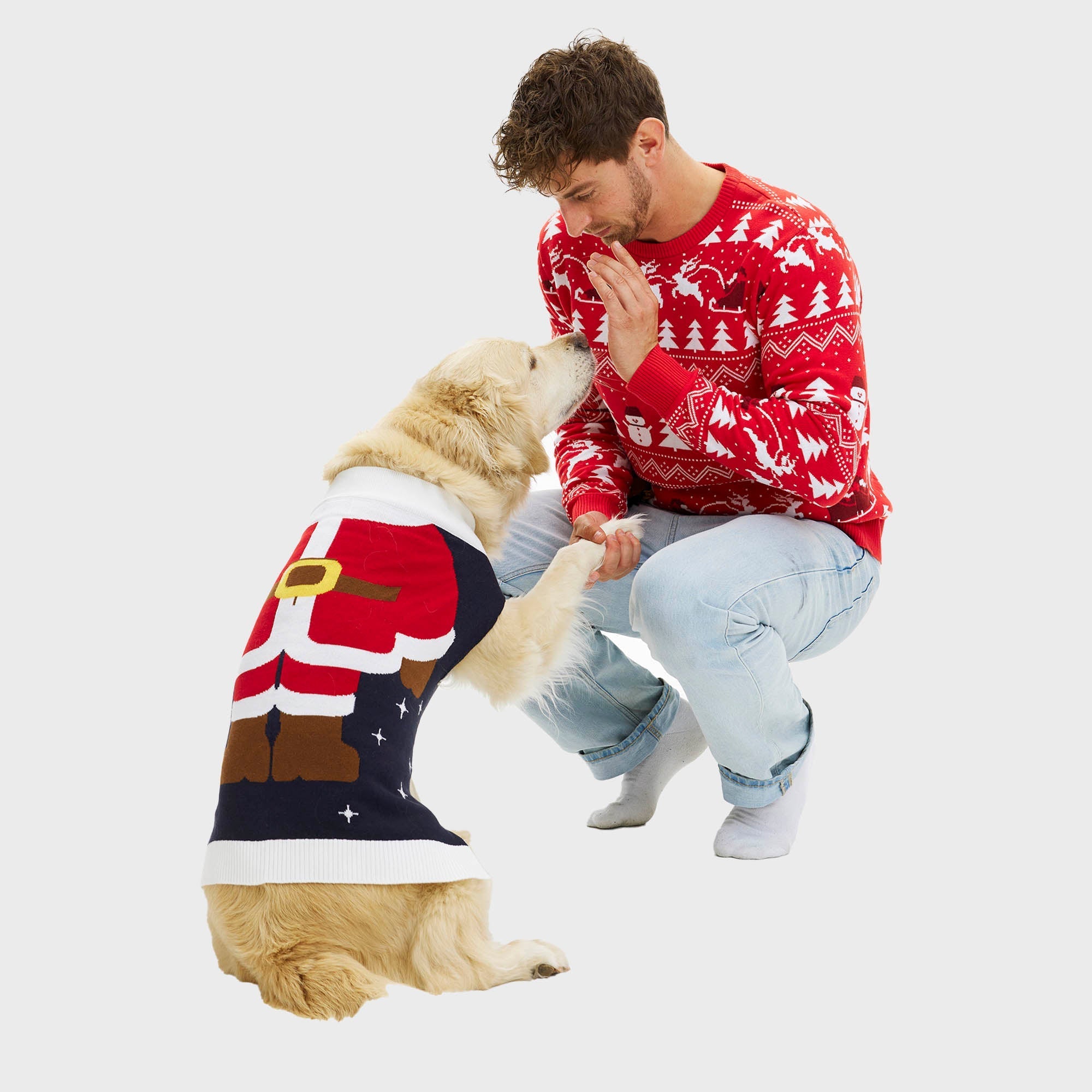 Little helper Hunde-Weihnachtspullover